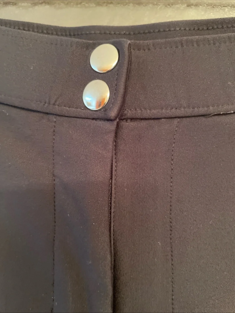 Nike Dri-Fit Pants Black Mid Rise Straight Leg Y2K Style Bottoms Women’s Small